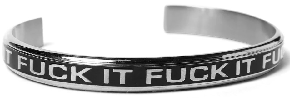 náramok HUF MONO BRACELET SILVER