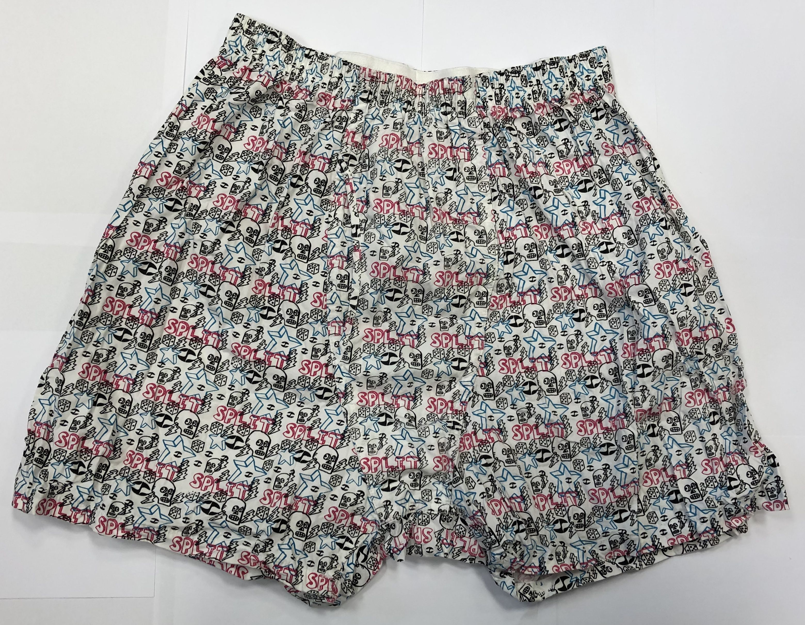 pánske trenírky SPLIT boxerky white