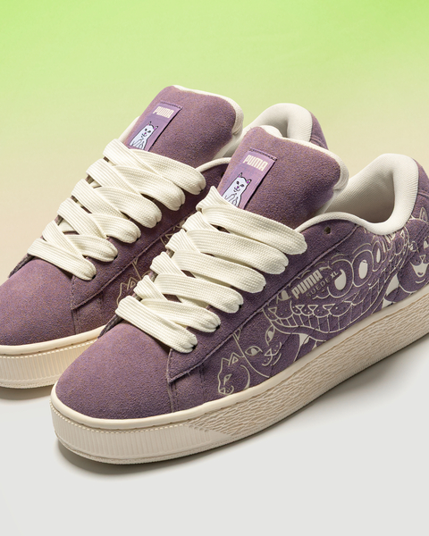 topánky PUMA SUEDE XL RIPNDIP PLUM JAM/WARM WHITE