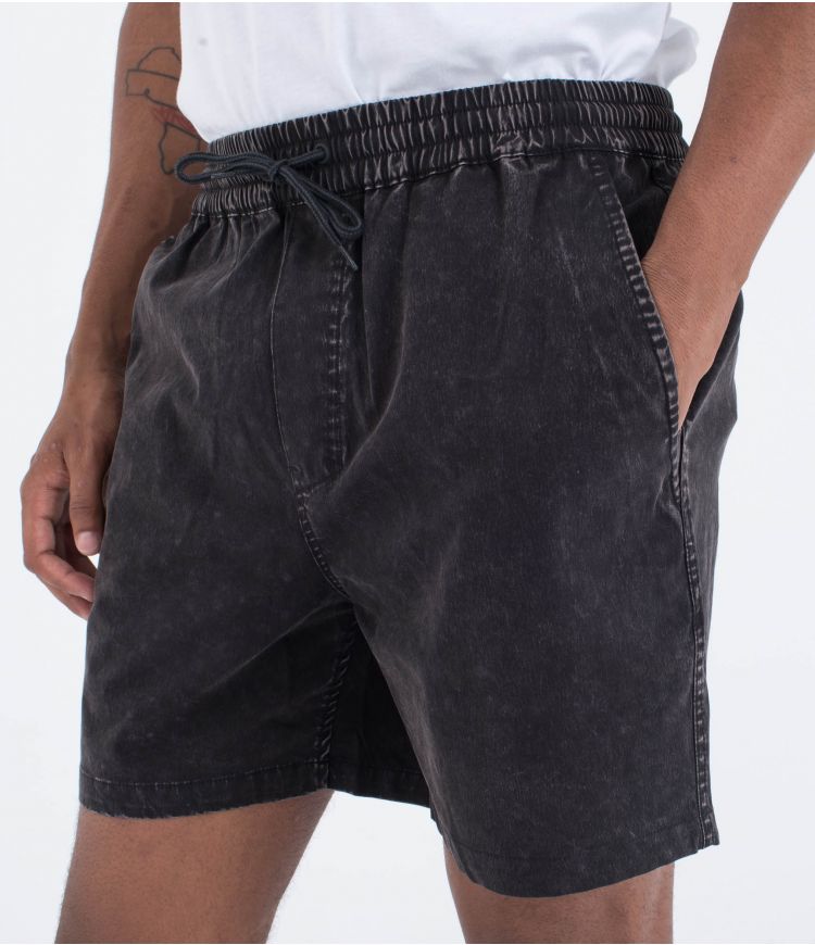 pánske kraťasy HURLEY MINERAL WASH VOLLEY 17 BLACK