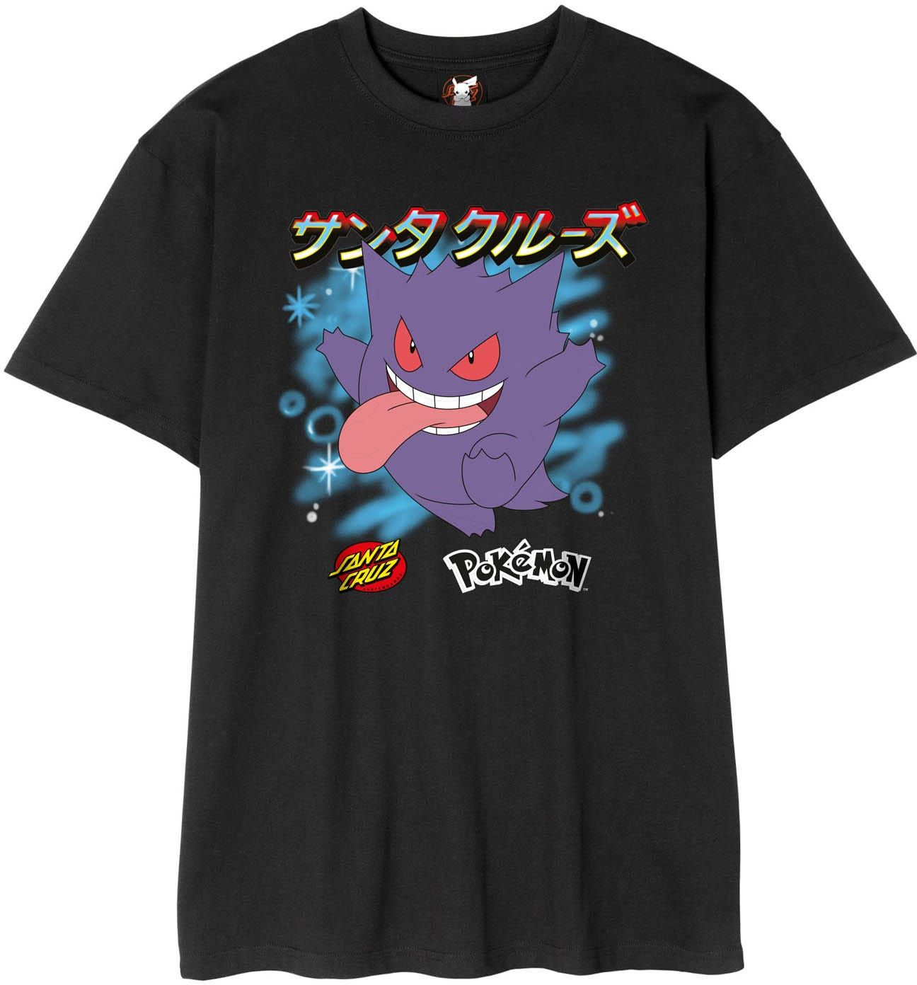 pánske tričko SANTA CRUZ POKEMON GHOST TYPE 3 TEE Black