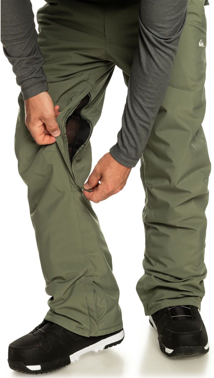 pánske zimné nohavice QUIKSILVER ESTATE PANT Laurel Wreath - GNB0