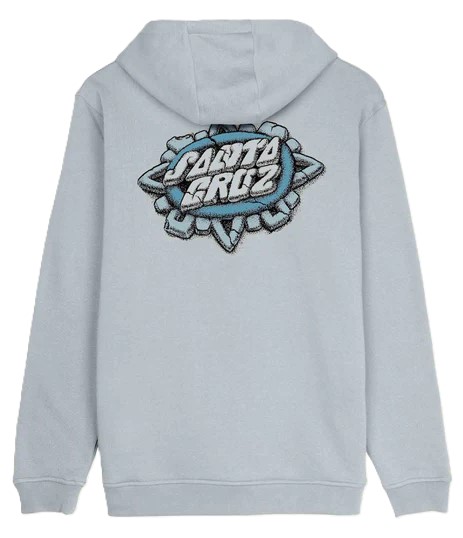 pánska mikina SANTA CRUZ AZTEC DOT HOOD MIST