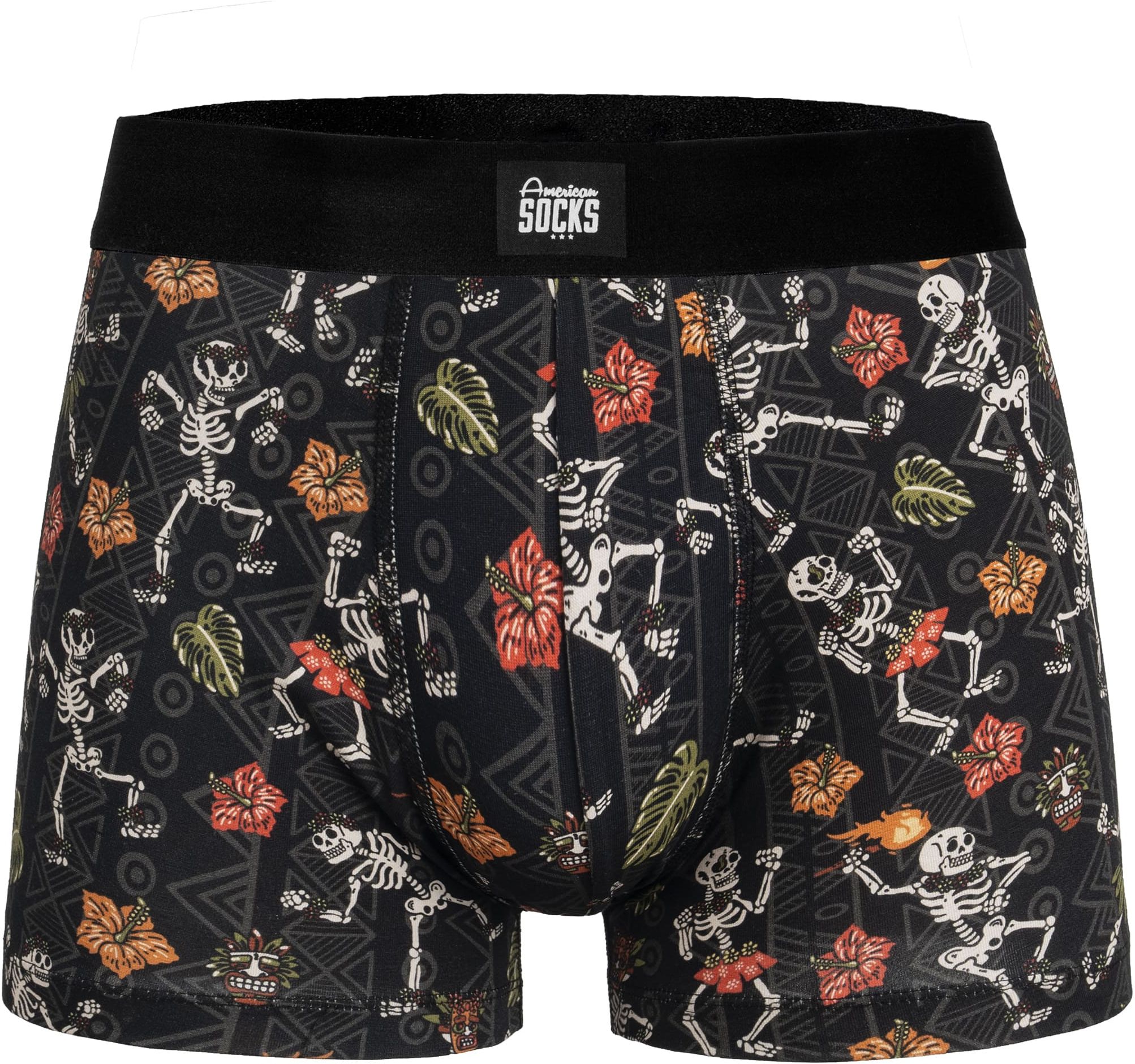 pánske trenírky AMERICAN SOCKS DANCING SKELETONS BOXER BRIEF