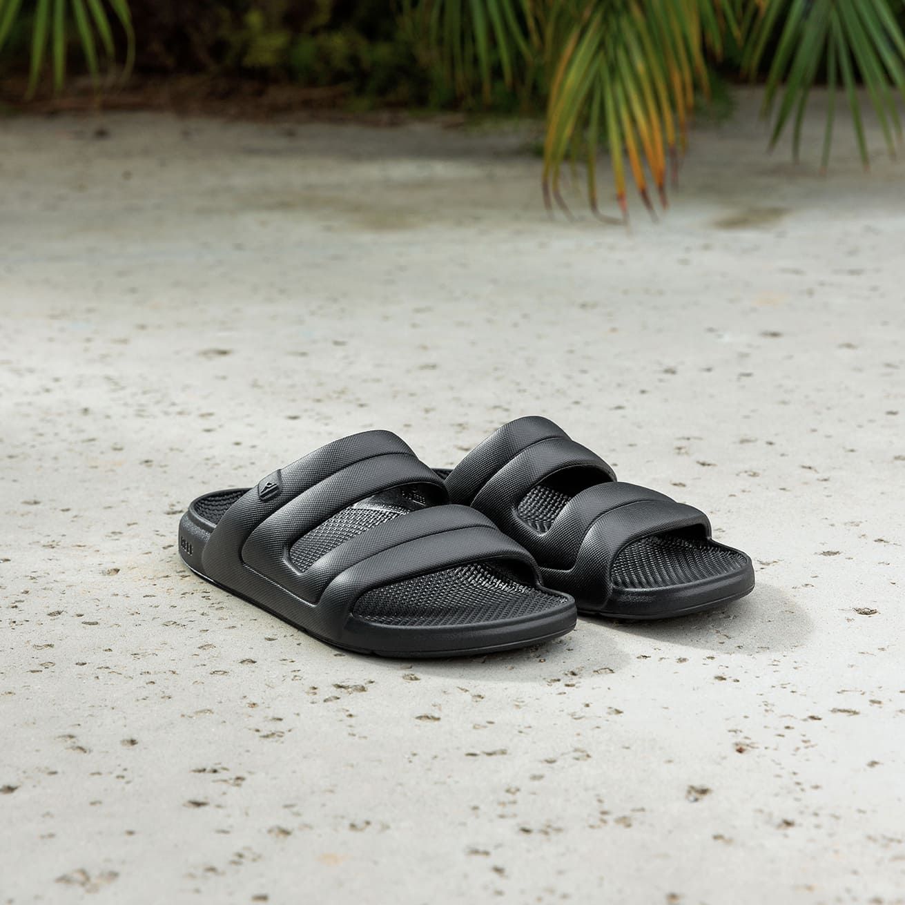 šľapky REEF OASIS TWO-BAR Black