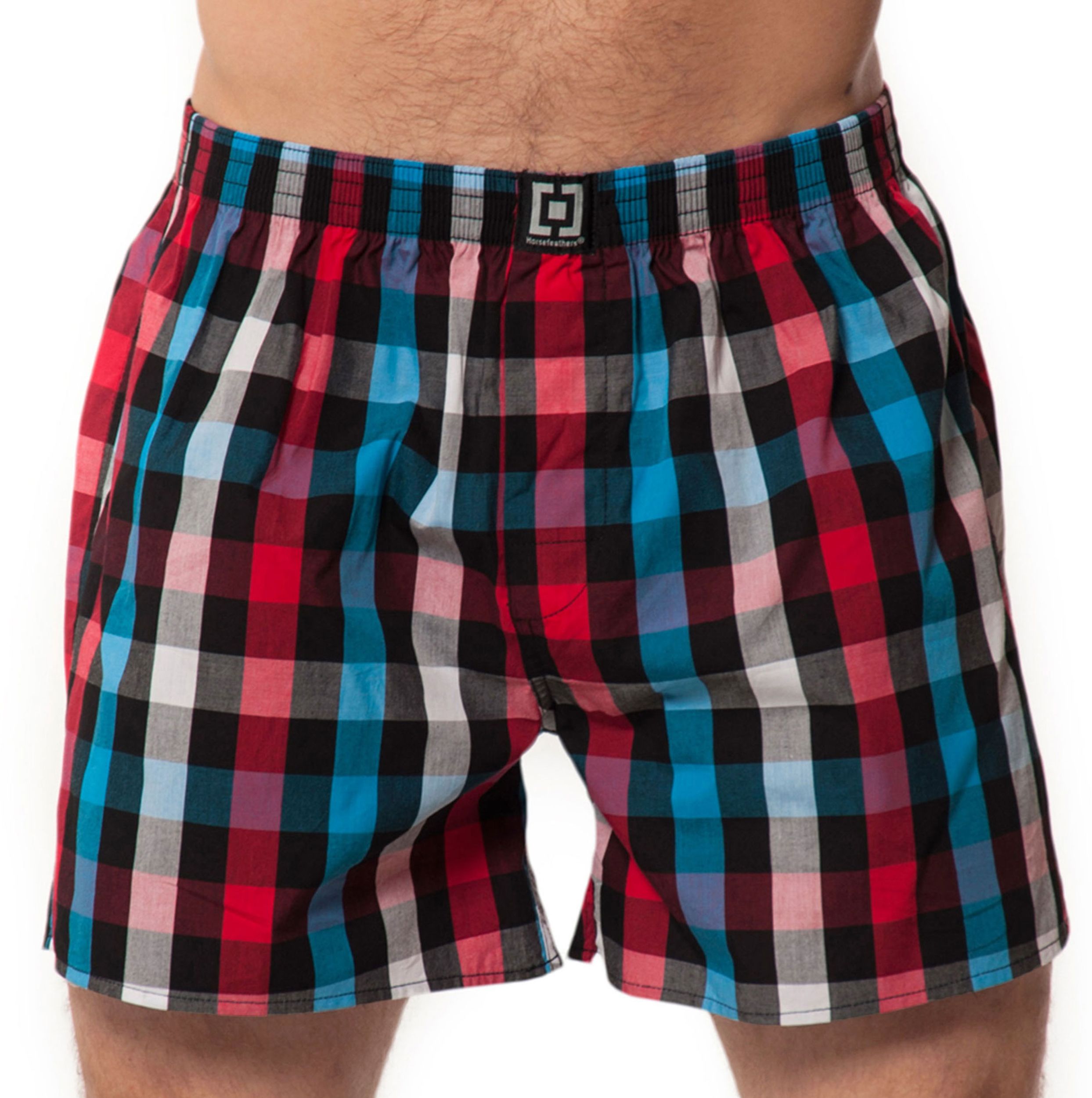 pánske trenírky HORSEFEATHERS SIN BOXER SHORTS (red)