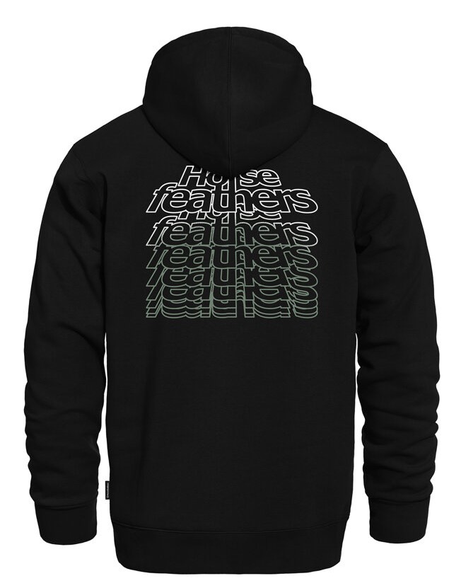 pánska mikina HORSEFEATHERS ROLLIN SWEATSHIRT BLACK