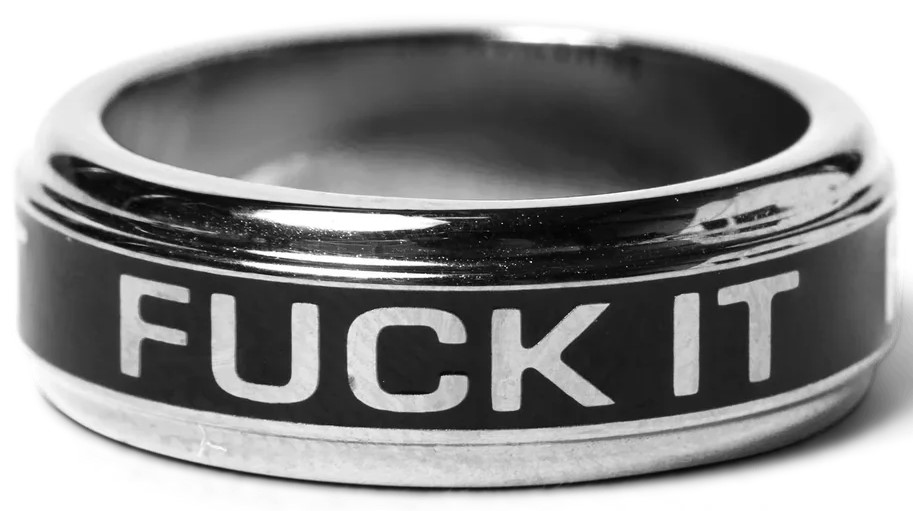 prsteň HUF MONO RING SILVER