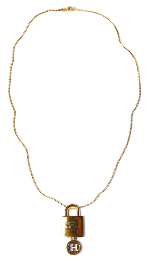 náhrdelník HUF LOCK AND KEY PENDANT GOLD