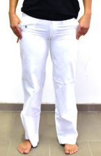 Dope twill pants white