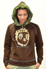 ELECTRIC HOOD ZIP Brown