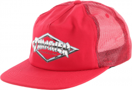 DIAMOND EMBLEM TRUCKER RED