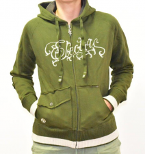 ELECTRIC HOOD ZIP POCKET Green