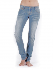 Flyaway denim pants