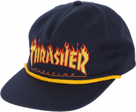 FLAME ROPE SNAPBACK Navy Blue