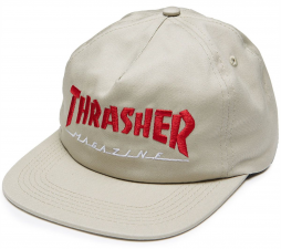 MAGAZINE LOGO TWO-TONE HAT Tan
