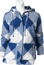 Matix jacket blue/white