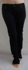 Shade denim pants black