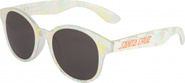 TIE-DYE STRIP SUNGLASSES Coral/Jade Tie-Dye